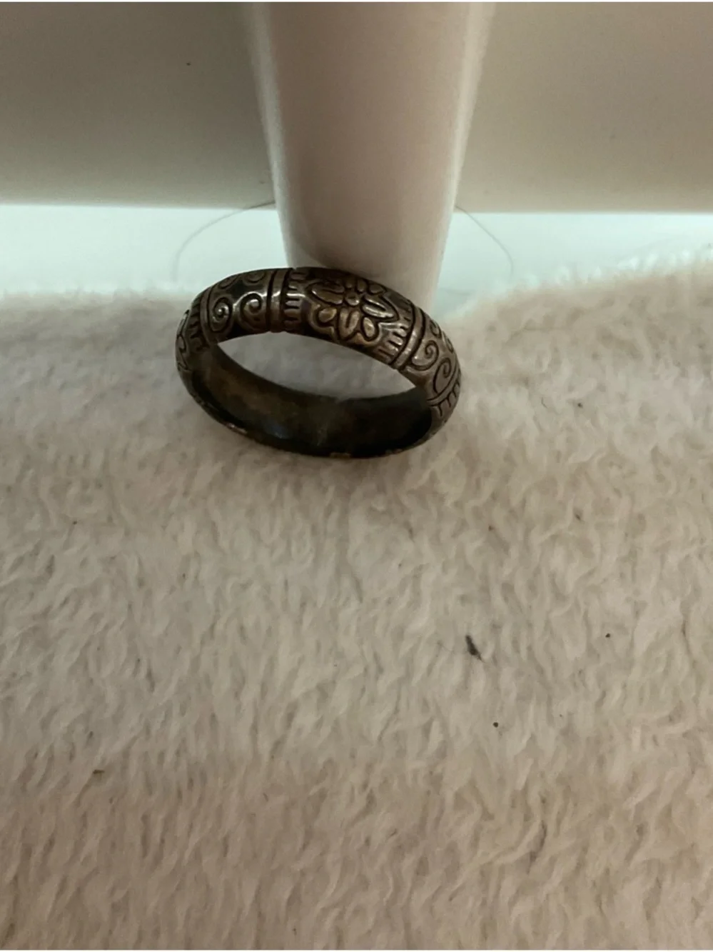 Brighton silver-tone engraved band ring